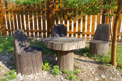 Hide Tree Stump Tree Stump Table Chairs Davey Tree
